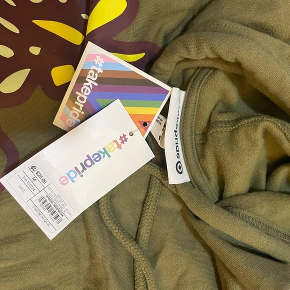 NEW Graphic design LGBQ  PEACE PROJECT 
Olive Green long sleeve - Picture 10 of 10